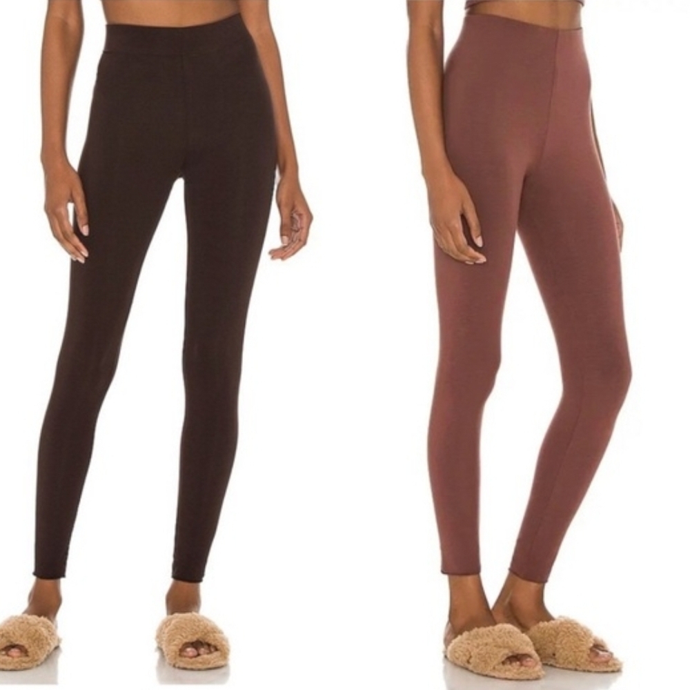 Skin Calypso Reversible Legging Walnut & Clove in Small